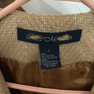 Tan and Cream Blazer